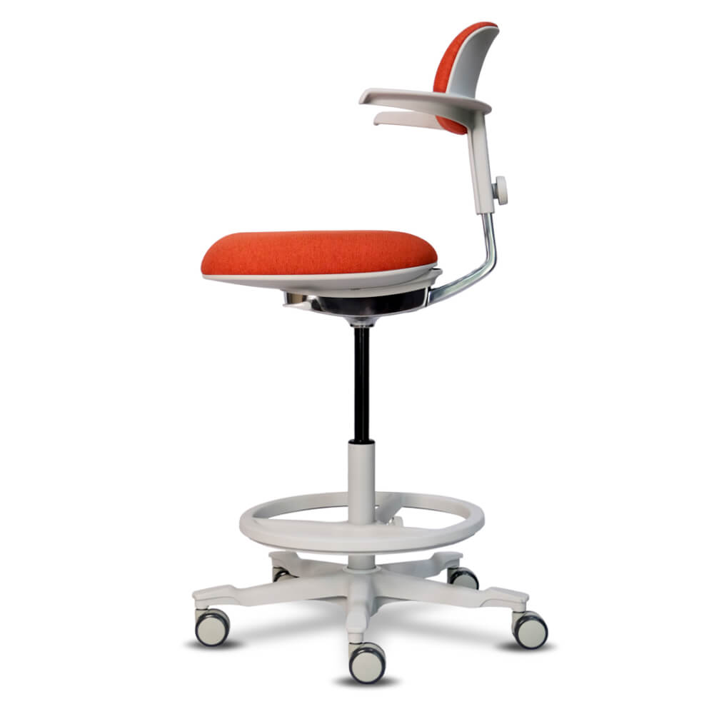 เก้าอี้บาร์ DF PROCHAIR รุ่น NEC สีส้ม